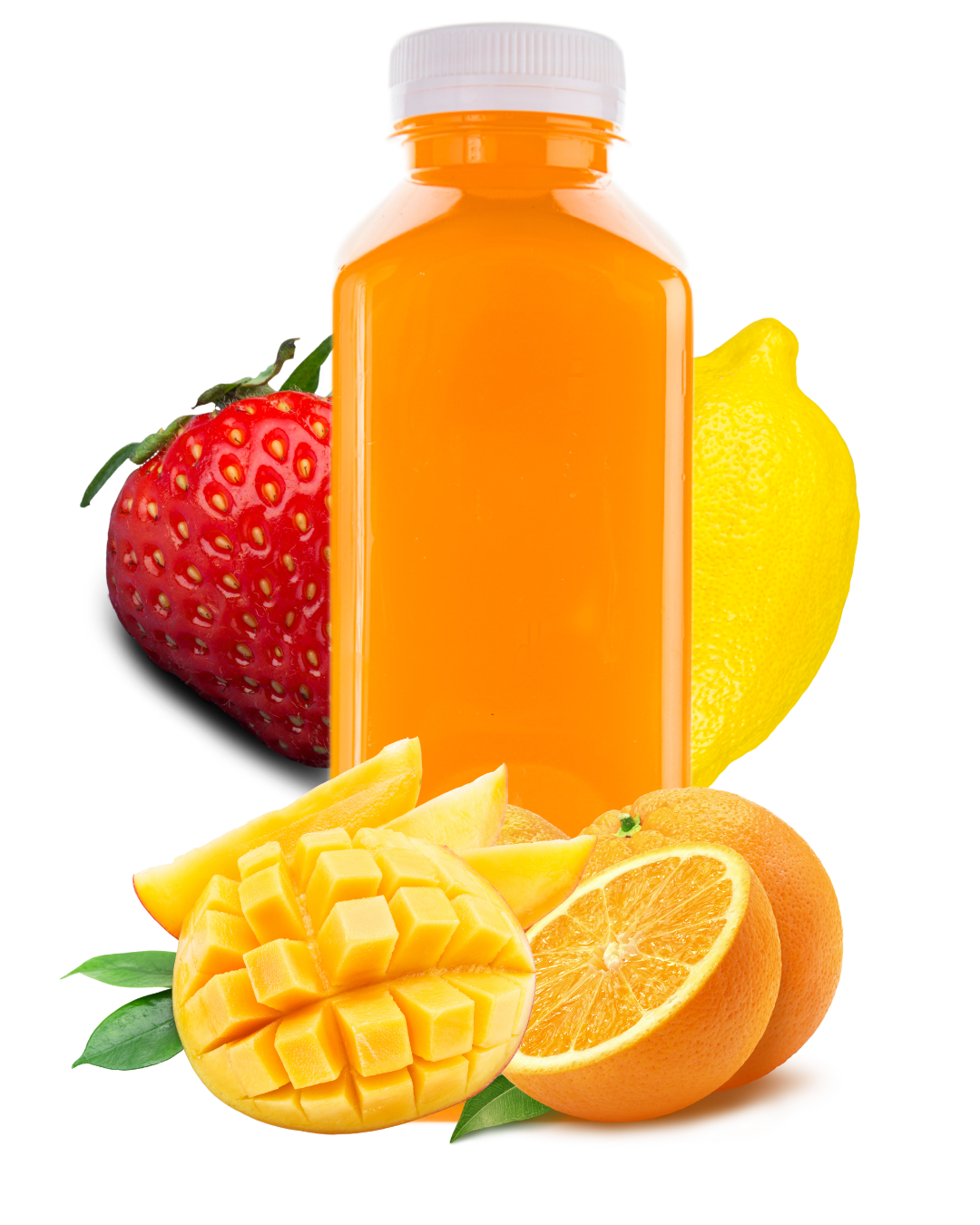 Mango Orange Strawberry Lemonade Hand-Pressed Juice