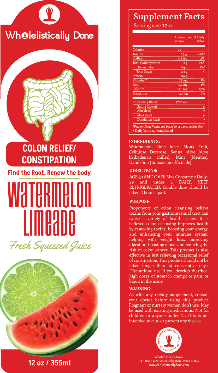 Colon Relief/Constipation Juice