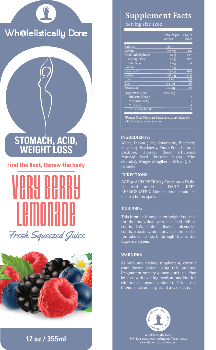 Stomach/Weight Loss/Acid Juice